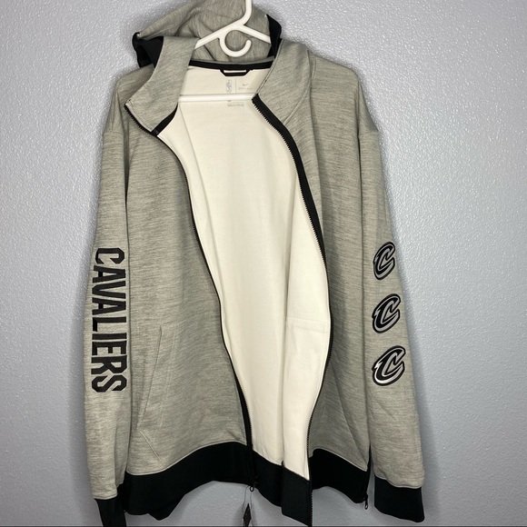 Nike NBA Cavaliers Basketball Therma Flex Showtime Zip Up Hoodie CU0489-063 - Picture 7 of 13